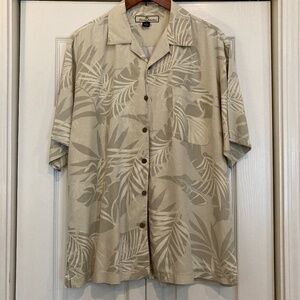 Men's Tommy Bahama Hawaiian Silk Shirt, Medium